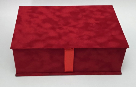 CUTIE  DREPTUNGHIULARĂ, DESCHIDERE  TIP CARTE,   cu mesaj - [1]