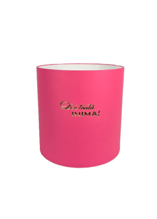 CUTII ROTUNDE, fără capac - Cutie hârtie, 150x150h mm, fără capac Din toata Inima