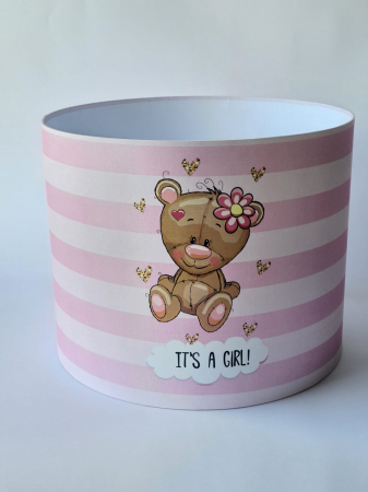 Cutii cu imprimeuri - Cutie, hârtie, 250x200 mm h, IT'S A GIRL !