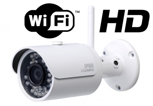 Camera IP wireless exterior 2 Megapixeli  Dahua IPC-HFW1200S-W-big
