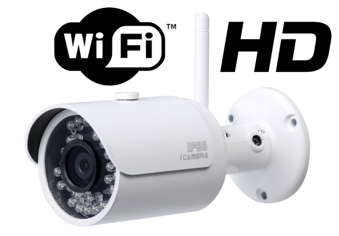 Camera IP de exterior Wi-Fi 4 Megapixeli  Dahua IPC-HFW1435S-W, H.265, slot card  micro SD, IR 30m-big