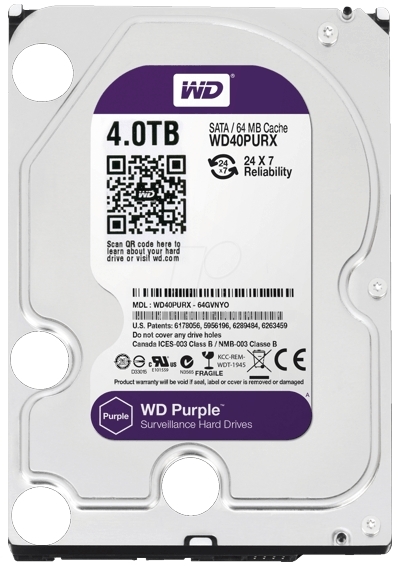 HARD DISK 4TB  WD Purple Surveillance-big