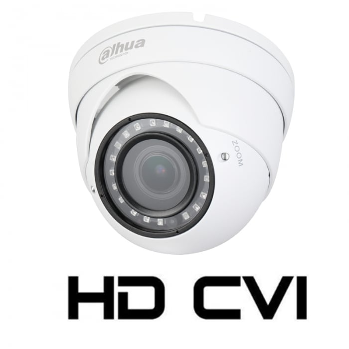Camera de interior/exterior HDCVI 2 Megapixeli DAHUA HAC-HDW1200R-VF, varifocala-big