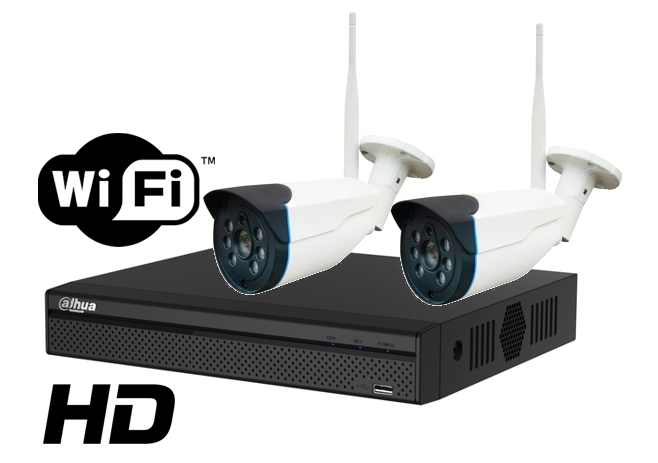 Kit wireless DAHUA IP HD 1 Megapixel supraveghere exterior Pro vm02IPHD_D-big