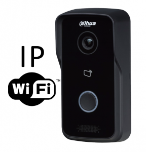Videointerfon IP wireless pentru vila Dahua DHI-VTO2111D-W, 1MP, cu cititor de carduri