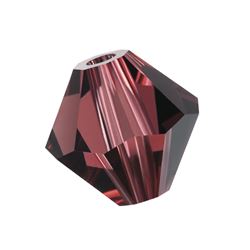 Cristale Preciosa biconice culoarea burgundy