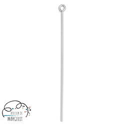 Ac cu bucla 0,7 mm x 50 mm alama placata cu aur 24K [2]