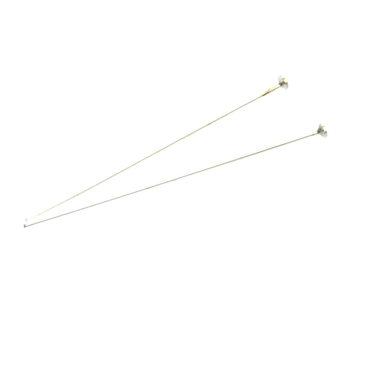 Ac cu cap tesit, argint 925, lungime 50 mm, grosime 0.8 mm, diametrul 2.5 mm [2]