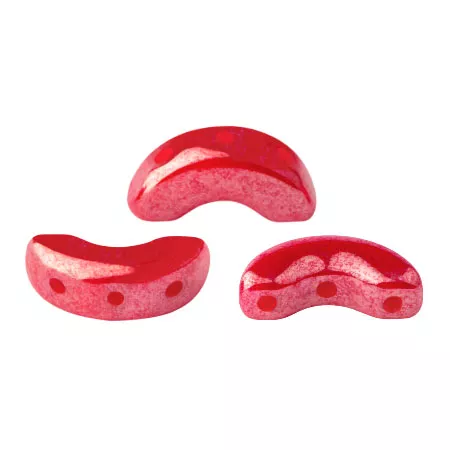 Arcos® Par Puca®5 X 10 mm Opaque Coral Red Luster [1]