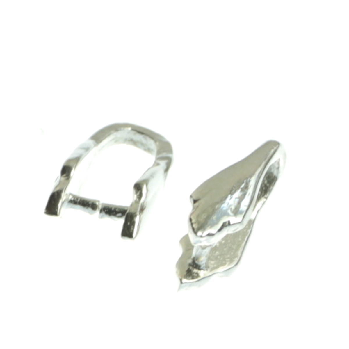 Capat lant, cilindric, argint 925, lungime 11 mm, latime 3 mm, grosime 1 mm [2]