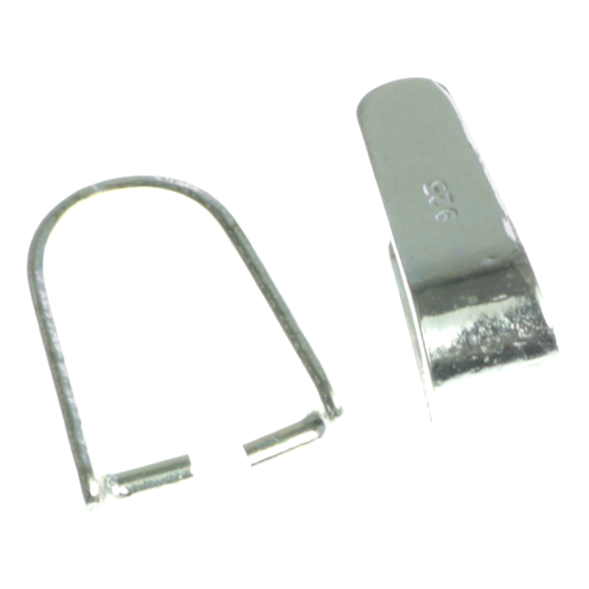 Agatatoare pandantiv, argint 925, lungime 12.5 mm, latime 4 mm, grosime 0.8 mm [2]