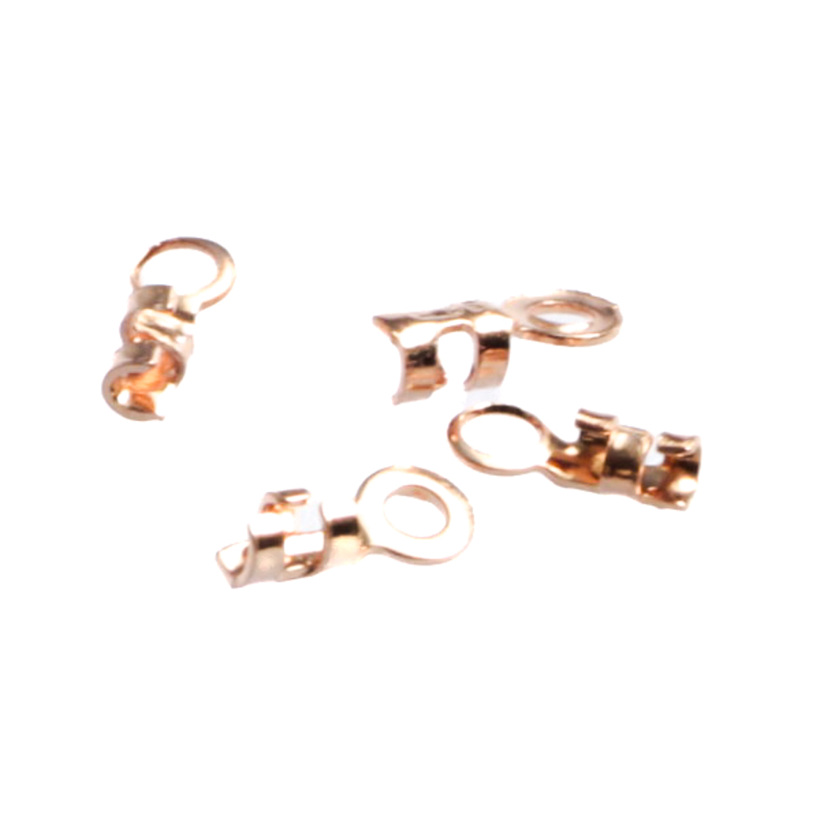 Capat sir cu gherute, argint 925 placat cu aur roz, lungime 6.5 mm [2]