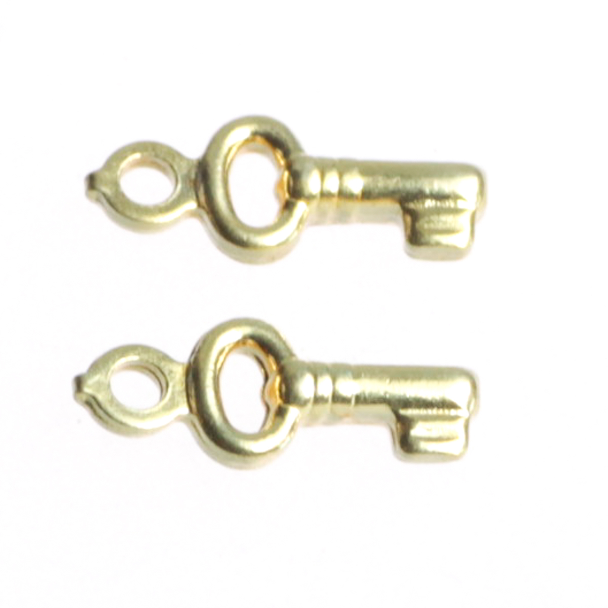 Charm cheita, argint 925 placat cu aur, lungime 11 mm, grosime 2 mm [2]