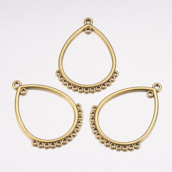 Conectori stil tibetan auriu antichizat lund de 47 mm [2]