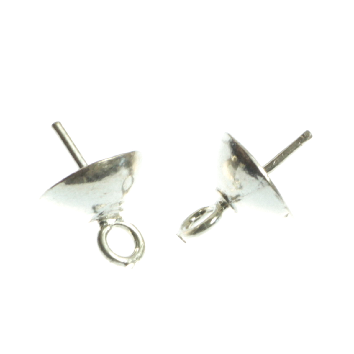 Cupa cu surub pentru perla de 5 mm, argint 925, diametrul 6 mm [2]