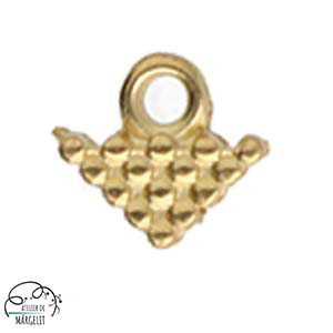 Cymbal KALIVIA pentru margele Silky placat argint antichizat [2]