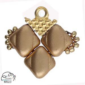 Cymbal KALIVIA pentru margele Silky placat argint antichizat [3]