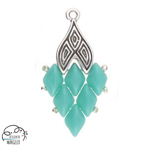 Cymbal TOURLOS II pentru margele Gemduo placat aur 24K [4]