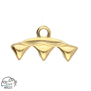 Cymbal VANI III pentru margele Gemduo placat argint antichizat [3]