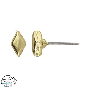 Cymbal PROVATAS baza cercei pentru margele Gemduo placat argint antichizat [4]
