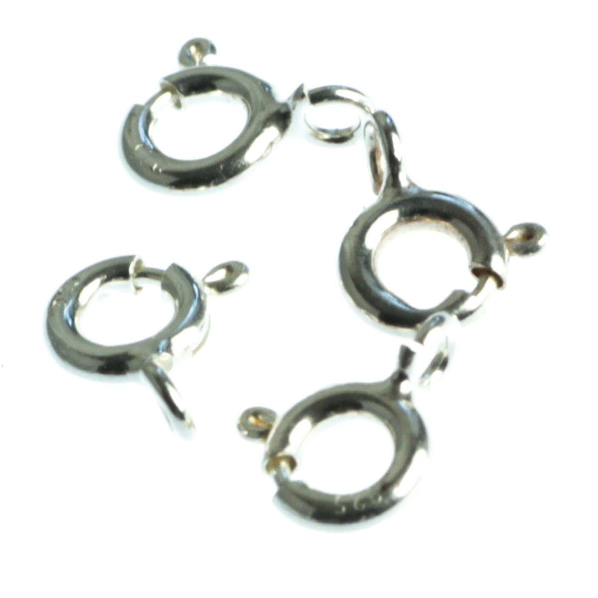 Distantier cilindric curbat texturat, argint 925 placat cu aur, lungime 30 mm, diametrul ext. 2 mm [2]