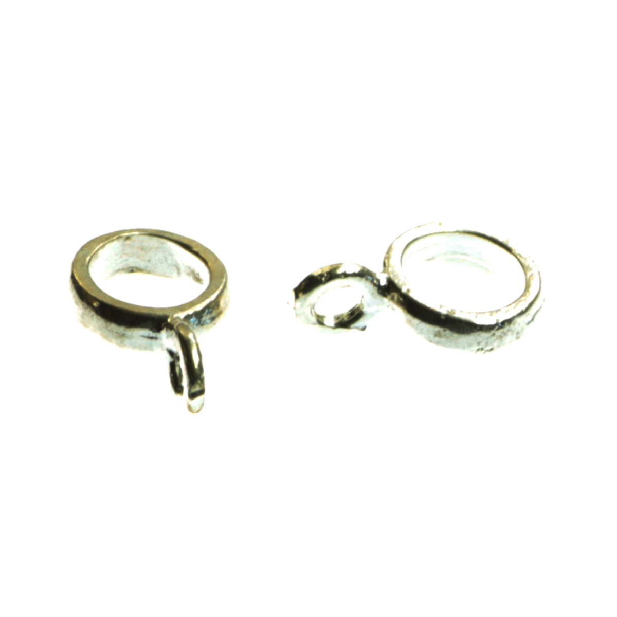 Distantier cu za de prindere, argint 925, latime 2 mm, grosime 1 mm, diametrul 7 mm [2]