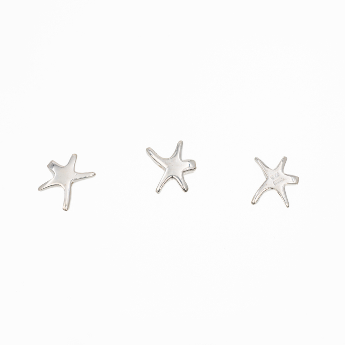 Distantiere steluta, argint 925, grosime 2 mm, diametrul 9 mm [3]
