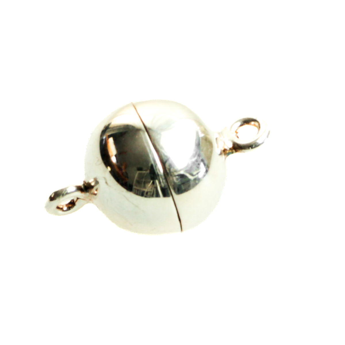 Inchizatoare magnetica, argint 925, diametrul 12 mm [2]