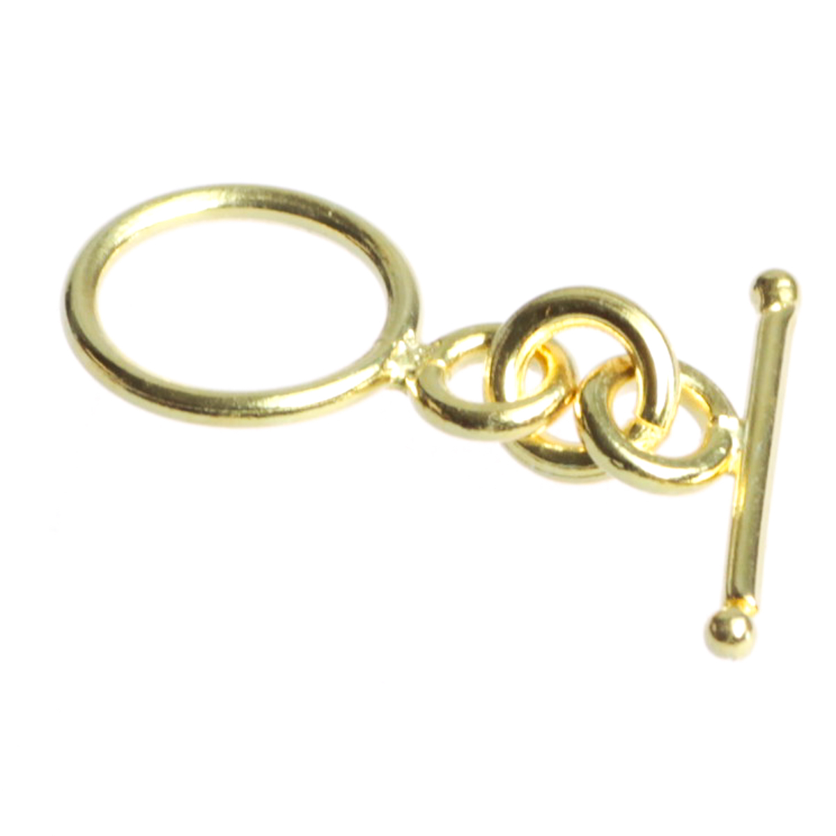 Inchizatoate togle, argint 925 placat cu aur, grosime 1 mm, diametrul 10 mm [2]