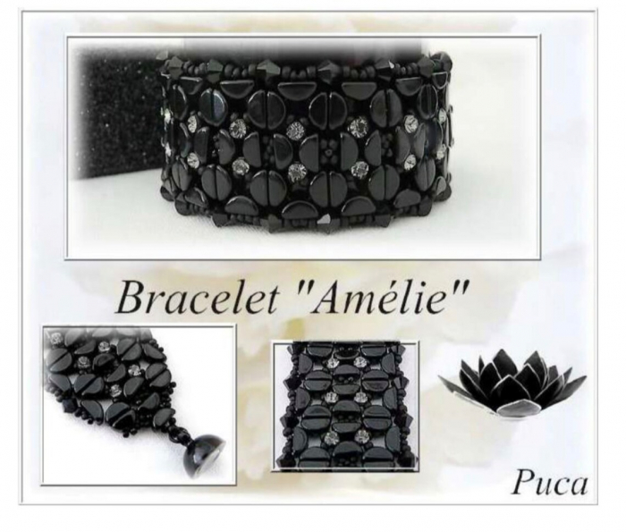 Margele Kos Par Puca 6 X 3 mm Jet [2]