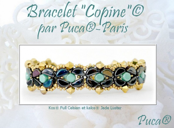 Margele Kos Par Puca 6 X 3 mm Jet [3]