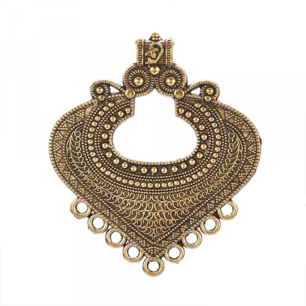 Link Chandelier stil Tibetan auriu antichizat dimensiunea 61x53x2mm [2]