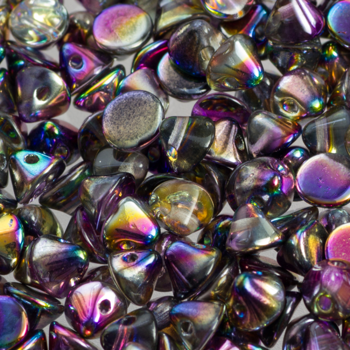 Margele cehesti Button 4 mm Crystal Magic Purple [2]