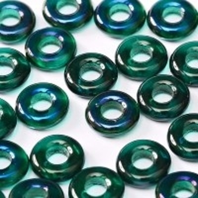 Margele cehesti Inele 10 mm Emerald Azuro [1]