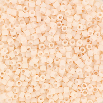 Margele Miyuki Delica 11/0 opaque matte bisque white  DB-1510-1 [1]