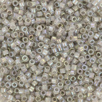 Margele Miyuki delica 11/0 - sparkling pewter lined opal AB DB-1770 [1]