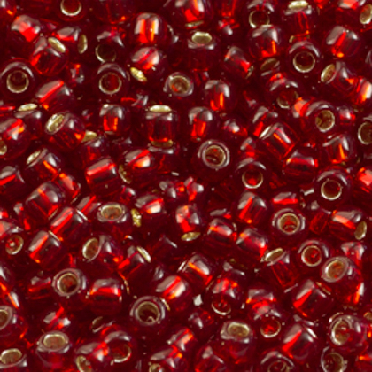 Margele Toho Round 11/0 silver lined garnet TR 11 25D [2]