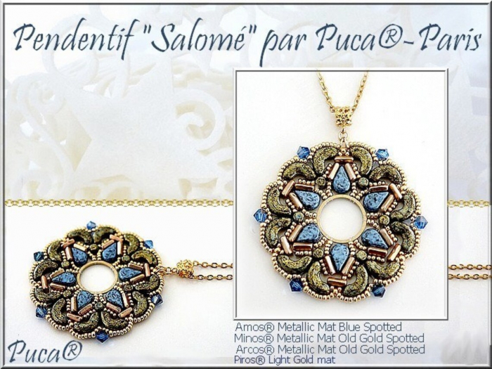 Margele Minos Par Puca 2.5x3 mm Jet [5]