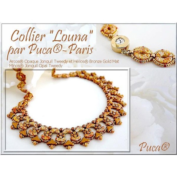 Margele Minos Par Puca 2.5x3 mm Pastel Light Brown Coco [4]