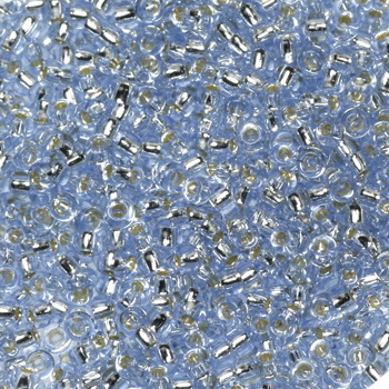 Miyuki seed beads 11/0 - silverlined light sapphireKR-MISE11-2430 [1]