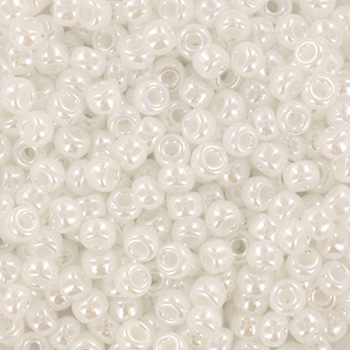 Miyuki rocailles 8/0 opaque white 8-402 [1]