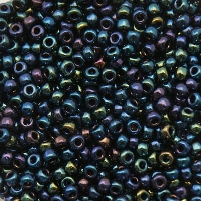 Margele Miyuki Rocailles 8/0 Metallic dark blue iris 0452 [1]
