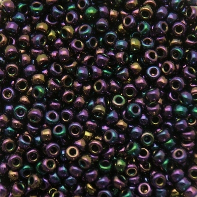 Margele Miyuki Rocailles 8/0 Purple metallic iris 0454 [1]