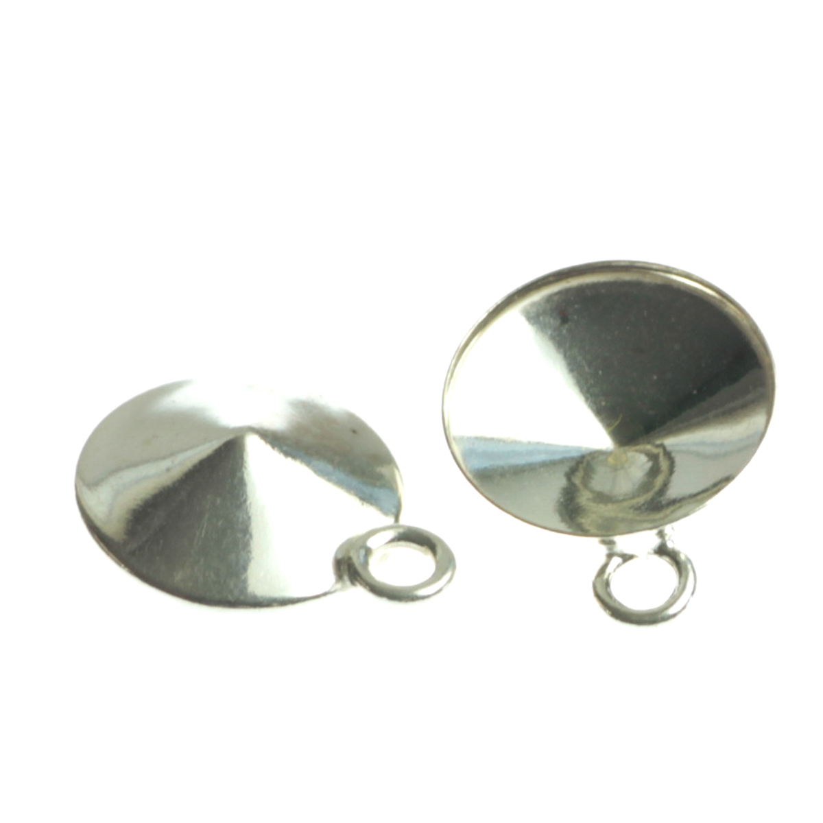 Pandantiv baza pentru cristale Rivoli 10 mm, argint 925, diametrul 11 mm [2]