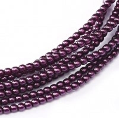Perle cehesti  shiny 4 mm Purple [1]