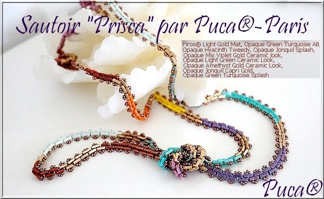 Margele Piros  Par Puca 5 X 3 X 2 mm Jet Ab [3]