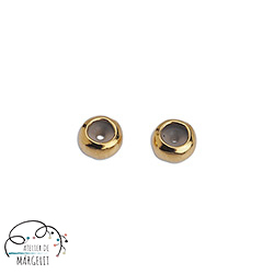Stopper 6 mm D 1.2 mm alama placata aur 24K [2]