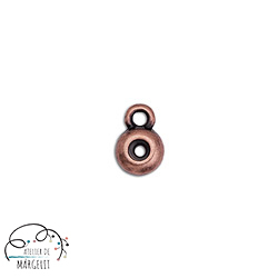 Stopper cu za 10 mm diametrul de 2.5 mm alama placata cu aur 24K [5]