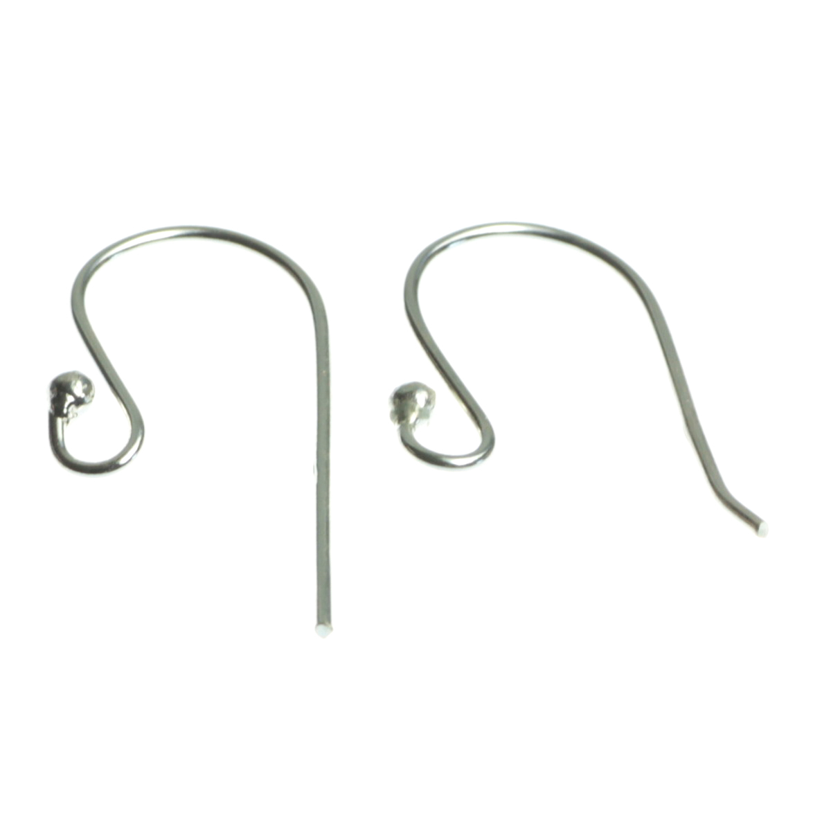 Tortite cercei cu bila, argint 925, lungime 13 mm, grosime 0.5 mm [2]