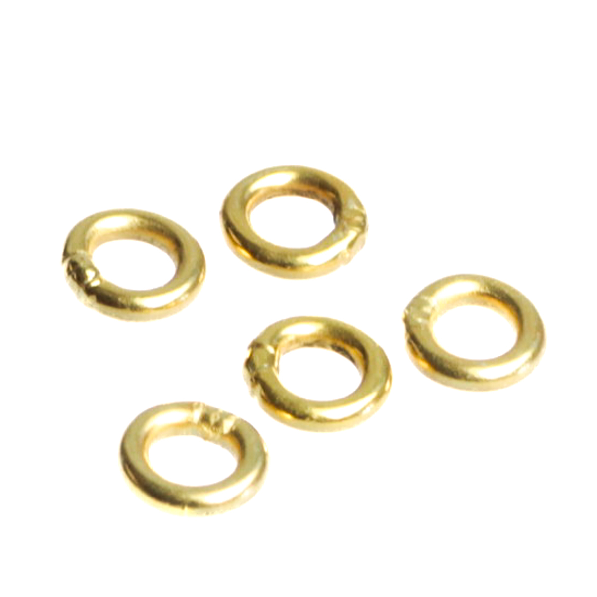 Zale inchise, argint 925 placat cu aur, grosime 1 mm, diametrul 4 mm [2]